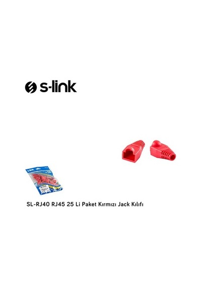 Rj45 Konektör, 25 Adet Kırmızı Jack İle Kolay Bağlantı