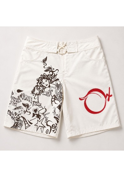Oxbow Bombay Boardshort Mı Cuısse Serıgra E8bombay E8bombay C71 Beyaz