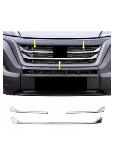 Fiat Ducato Ön Panjur Krom 2015-2021