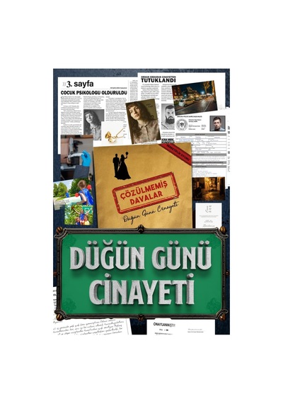 Düğün Günü Cinayeti Dedektif Oyunu Suçluyu Bulma Dedektiflik Oyunu, Cinayet Çözme Katili Bulma Oyunu