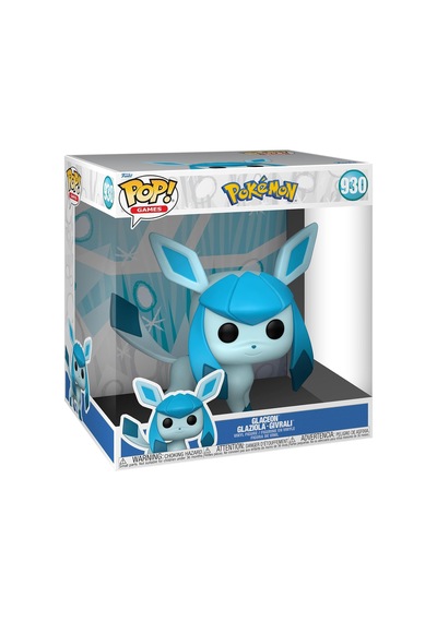 Funko Pop Jumbo Figür: Pokemon- Glaceon 10 Special Edition