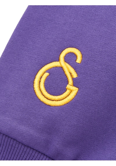 Gsstore Galatasaray Kadın Yarım Zip Hoodie K252107 Mor