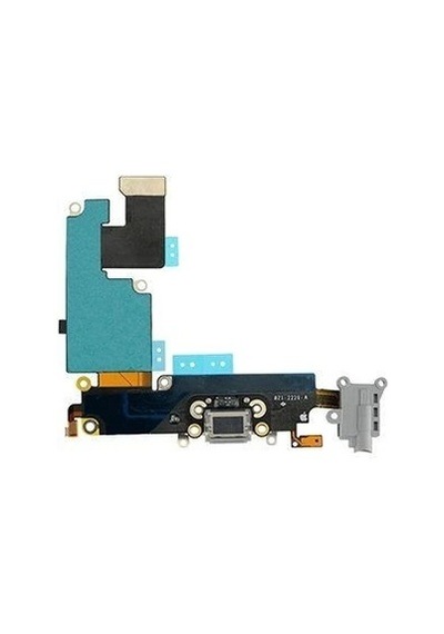 Apple Uyumlu iPhone 6 Plus Şarj Soketi Kulaklık Mikrofon Film Bordu Uzay Grisi Belirtilen