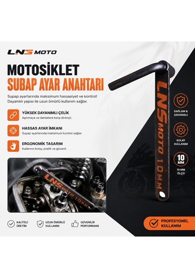 Subap Ayar Anahtarı 10mm Lnsmoto - Motosiklet