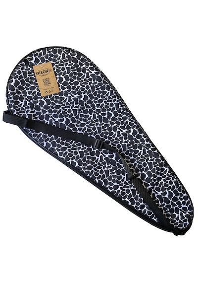 Leon Premium 27 İnch Raket Kılıfı Leopar Desenli Siyah