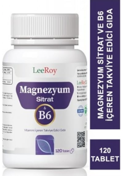 LeeRoy Magnezyum Sitrat 120 Tablet
