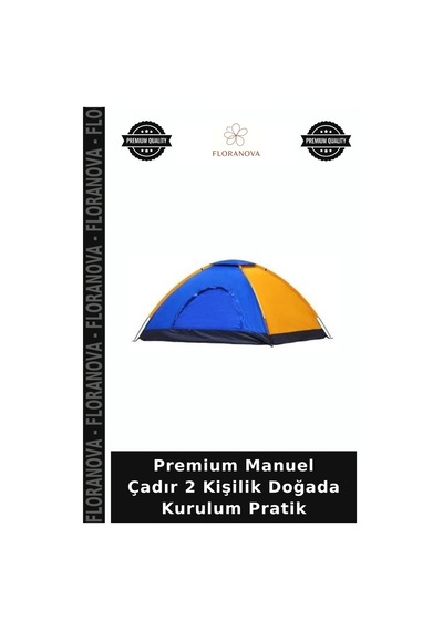 Premium Manuel Çadır 2 Kişilik Doğada Kurulum Pratik Belirtilmemiş
