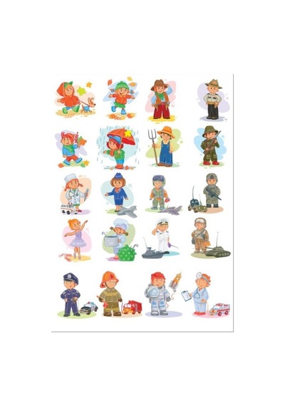 Meslekler Sticker Set