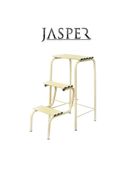 Jasper Jpr-1008 Yıldıray Metal Krem Katlanabilir 3 Basamaklı
