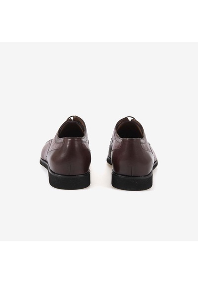 Mocassini Hakiki Geyik Derisi Erkek Klasik Ayakkabı 9101 Bordo Geyik-bordo Buffalo