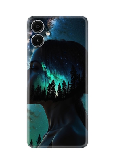 Samsung Galaxy Uyumlu - A06 Kılıf Boutique Baskılı Resimli Woman İn Tree Pcode -004