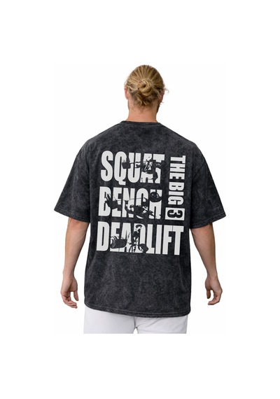 Squat Bench Deadlift Bodybuilding Fitness Powerlifter Sırt Baskıl Siyah