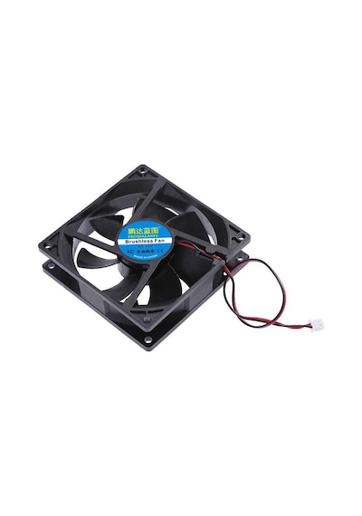 Dc 12v Fan 90x90mm 9025 3200rpm 9x9cm Sessiz 2 Pin Fırçasız Soğutma Kuluçka