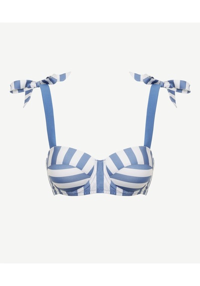Yargıcı Bağlama Askılı Bikini Üst 25ykbw1015b 021 Mavi