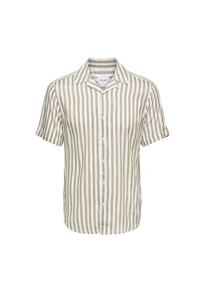 Only & Sons Onswayne Lıfe Ss Vıscose Shırt Noos 22013267 Bej 001