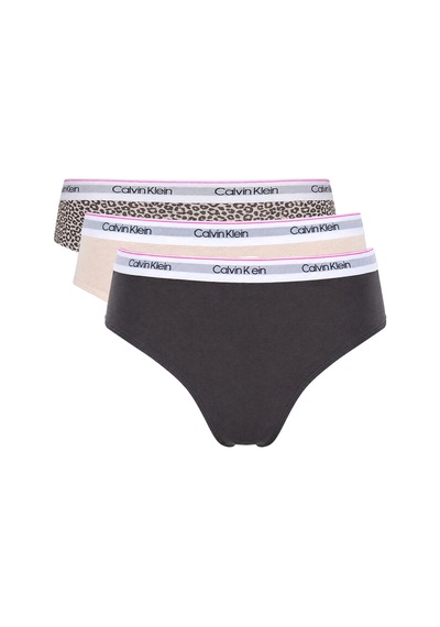 Calvin Klein Kız Çocuk 3'lü İç Çamaşırı 2129-169575-01 Çok Renkli