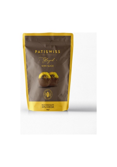Patiswiss Glazed Sütlü Çikolatalı Kivi Dilimi 80 G