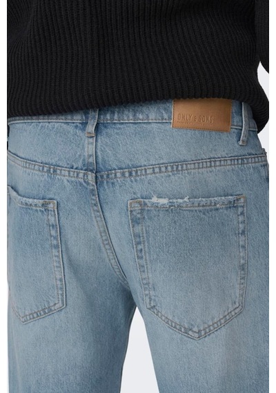 Only & Sons Onsedge Straıght Lb 6986 Taı Dnm Noos Açık Mavi22026986 Renkli