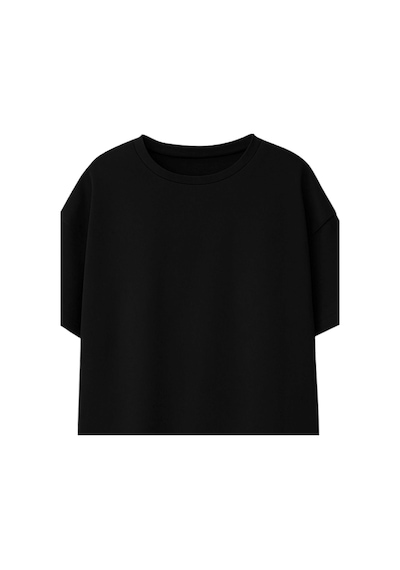 Zuzunga Unisex Basic Kısa Kollu Çocuk T-shirt Siyah