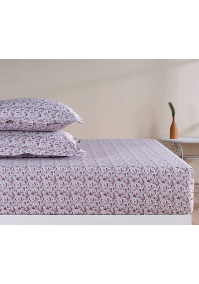 Tek Kişilik Fitted Çarşaf Set 100x200 Miles Pembe