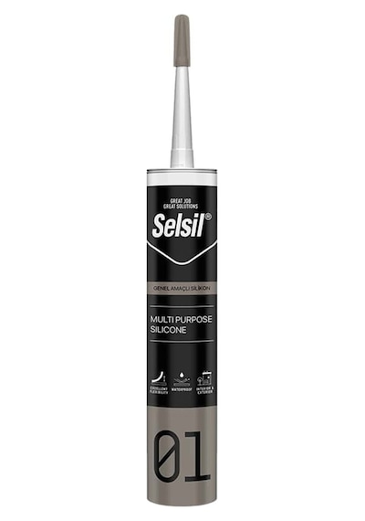 Genel Amaçlı Silikon Siyah 280 G