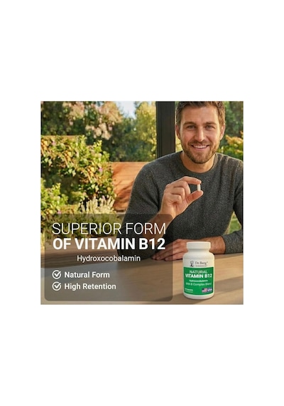 Dr. Berg Natural Vitamin B12 60 Kapsül