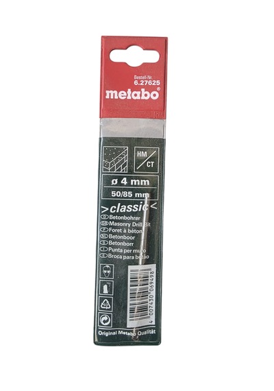 Metabo 4mm X 85 Mm Beton Matkap Ucu 627625000