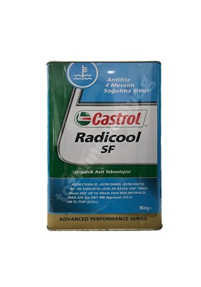 Castrol Radicool SF 16 Kg  Kırmızı Konsantre Organik Antifiriz