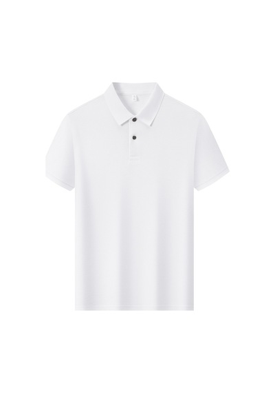 New Performance Premium Polo T-shirt %100 Pamuk Mercerize Beyaz