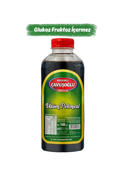 Bozkırlı Çavuşoğlu Kepeksiz Bozkır Tahini 930 G + Üzüm Pekmezi 1 KG