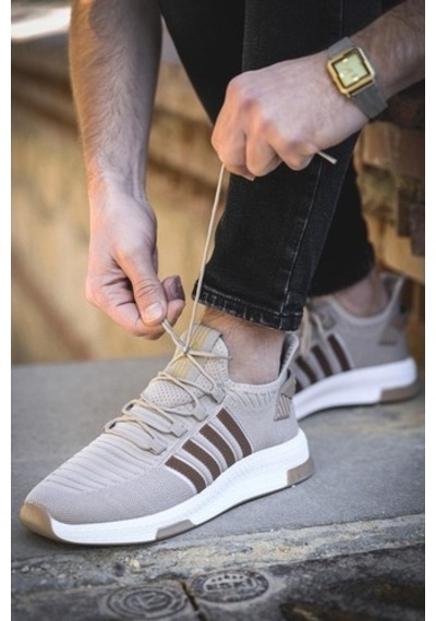 Ald Şerit Detaylı Kalın Taban Erkek Sneaker