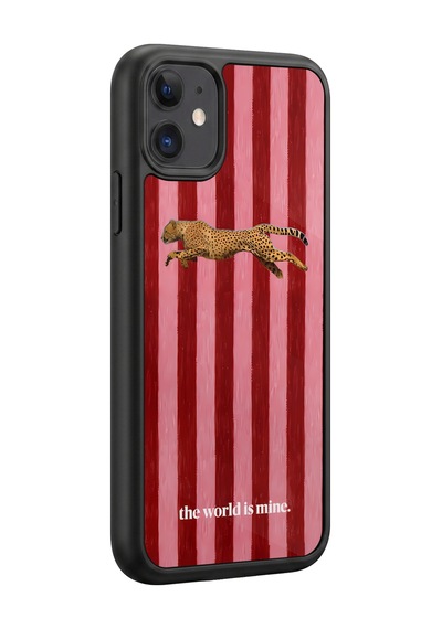 İphone 11 Uyumlu Çita Desenli Kamera Korumalı Darbelere Dayanıklı Kılıf 1189-çita-iphone11