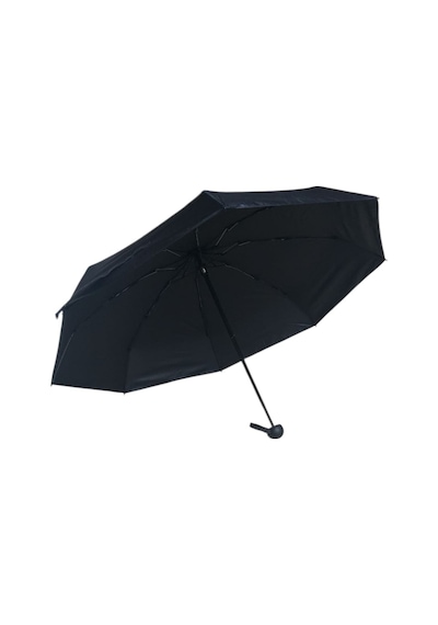 Eleven Markets Mini Cep Boy Lüx Şemsiye Uv Korumalı Siyah Mini Şemsiye Siyah
