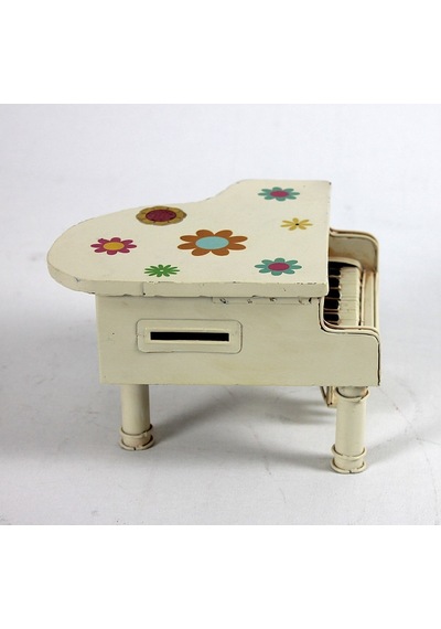 Dekoratif Metal Piyano Kumbara Yeni C0307