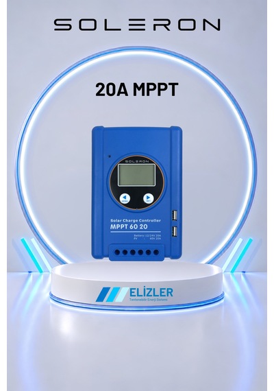 Soleron 20a Mppt Şarj Kontrol Cihazı 12/24v
