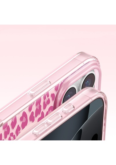 İphone 16 Pro Max Uyumlu Kılıf M-safe Şarj Özellikli Zore Paris Veyro Tpu Kapak Pembe