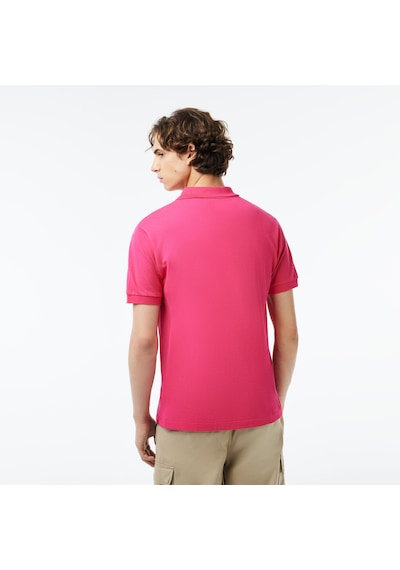 Lacoste Erkek Klasik Pike Kumaş Polo T-shirt Fuşya