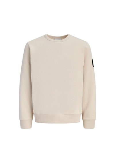Jack & Jones Jjcleveland Pamuklu Bisiklet Yaka Sweat Erkek Sweat 12298440 Taş