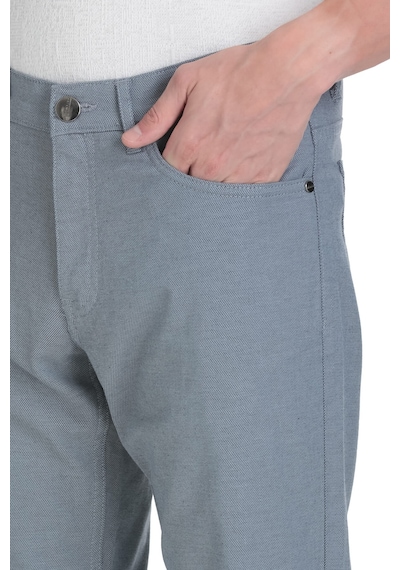 Hatemoğlu Lacivert Regular Fit Pamuklu 5 Cep Kanvas Pantolon 35338 Lacivert