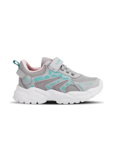 Slazenger KANNER I Çocuk Cırt Cırtlı Gri / Pembe Günlük Spor Ayakkabısı