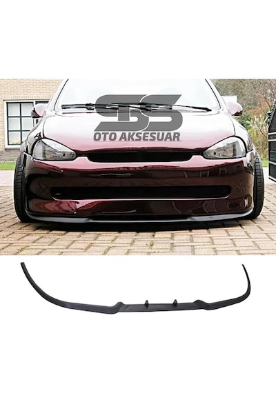 Opel Corsa B Cupra R Uyumlu Ön Lip Mat Siyah Ön Tampon Lip