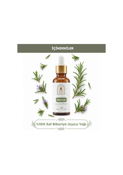 Biberiye Uçucu Yağı 10 Ml. %100 Saf