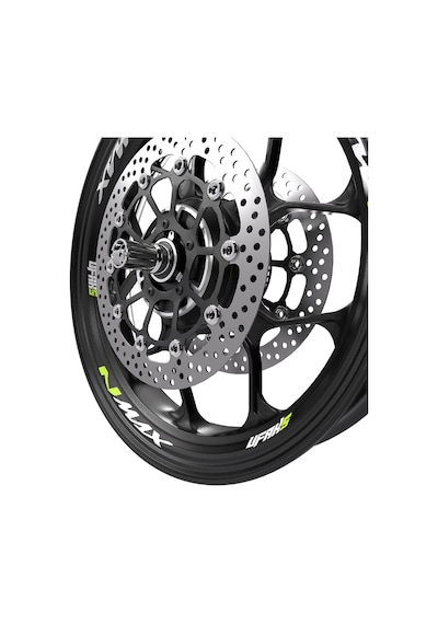 Yamaha Nmax Jant Sticker Florasan Sarı