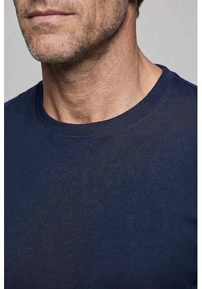 Bisse Lacivert Studio Bi Si Klet Yaka T-shirt Bsts26y26301 E39