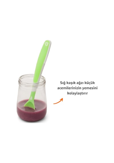 Munchkin Yumuşak, Renkli Bebek Kaşıkları, 3ay+, 6 Set Çok Renkli