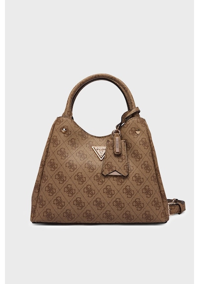Guess Meridian Logolu Çıkarılabilir Askılı Çanta Hwsg6974050 Bayan Çanta Hwsg69 74050 Ltl Kahve