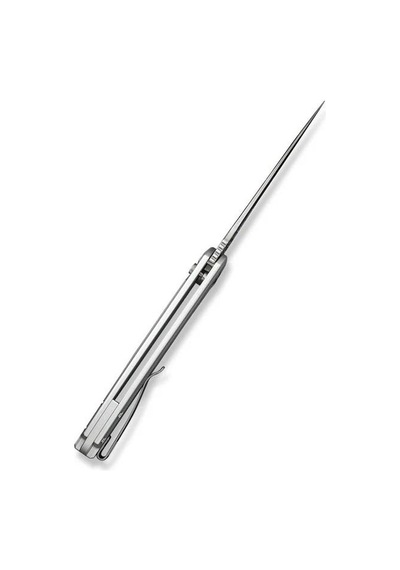 Civivi Button Lock Praxis Aluminum Silver Kamp Çakı Gri - Gümüş