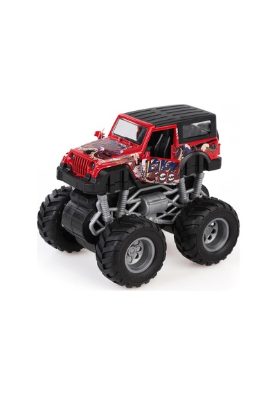 Vardem Oyuncak Isıklı- Muzıklı 1:32 Safarı Kralı Jeep 4x4 - Kırmızı
