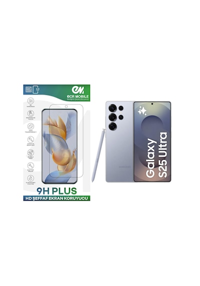 Samsung Galaxy S25 Ultra Ekran Koruyucu 9h Esnek Nano Cam Tam Uyumlu Şeffaf