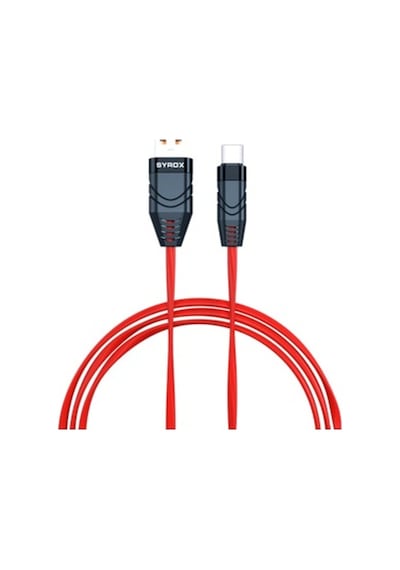 Syrox Flexible Type-C Yassı Silikon Kablo - C102